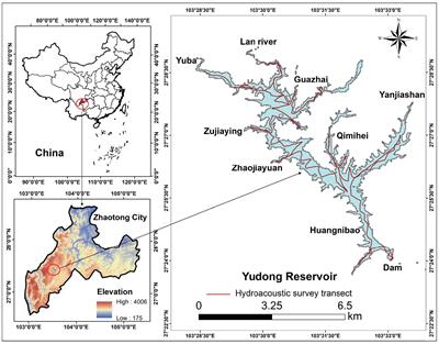 Effects of season and diel cycle on hydroacoustic estimates of density, Target Strength, and vertical distribution of fish in Yudong Reservoir, a plateau deep water reservoir in southwest China in a plateau deep